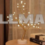 Настольный cветильник DIY Auelife 36 Led дерево гирлянда Жемчуг Теплый белый 50cm